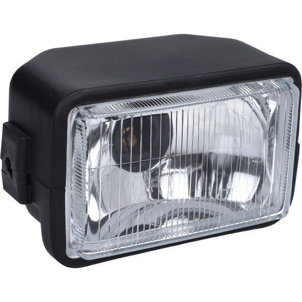 koplamp vierkant 150mm zwart a3, camino, sachs prima , Tomos A35