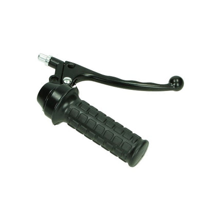 throttle / brake lever Lusito (made in EU) complete right black A3, Camino, Tomos A35