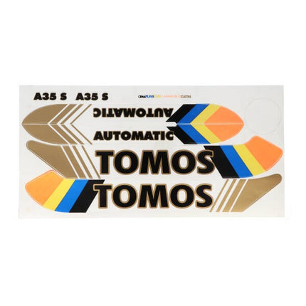 kit autocollant réservoir fluo Tomos A35, tomos