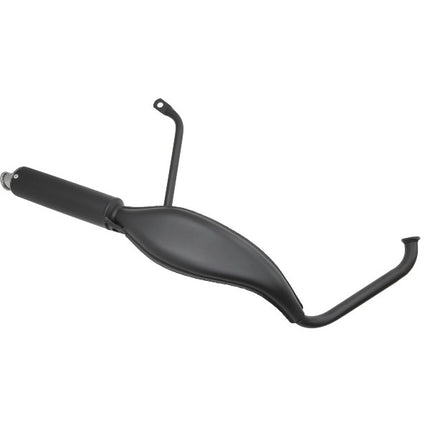 uitlaat tecno hoog fish 28mm zwart tomos, a3, a35