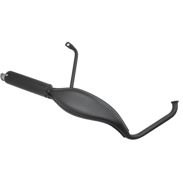 uitlaat tecno hoog fish 28mm zwart tomos, a3, a35