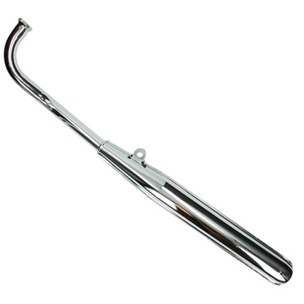 pot d'échappement tecno modèle standard (fabriqué en UE) 28mm chrome tomos, Tomos A35