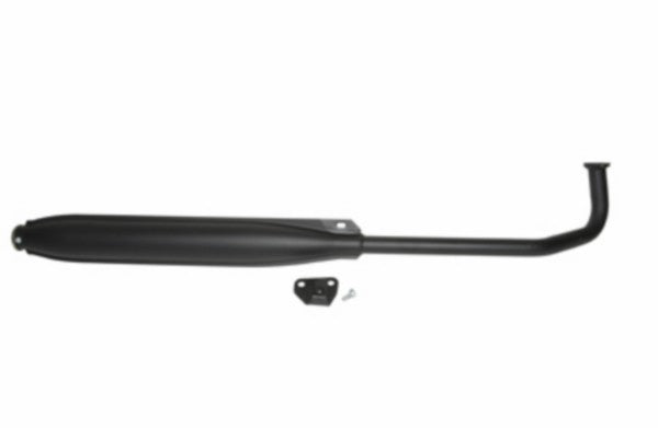uitlaat tecno origineel model speedy euro-2 (made in EU) 26mm zwart Tomos A35, flexer