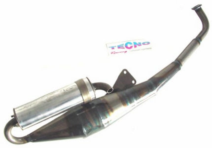 exhaust Tecno Rev. Estoril Euro2 (made in EU) clear/alu Tomos A35