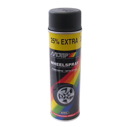 Spuitbus 400ml Wheelspray Mat-Zwart