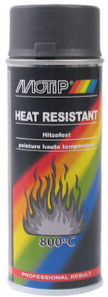 Aérosol Motip 400ml noir résistant à la chaleur
