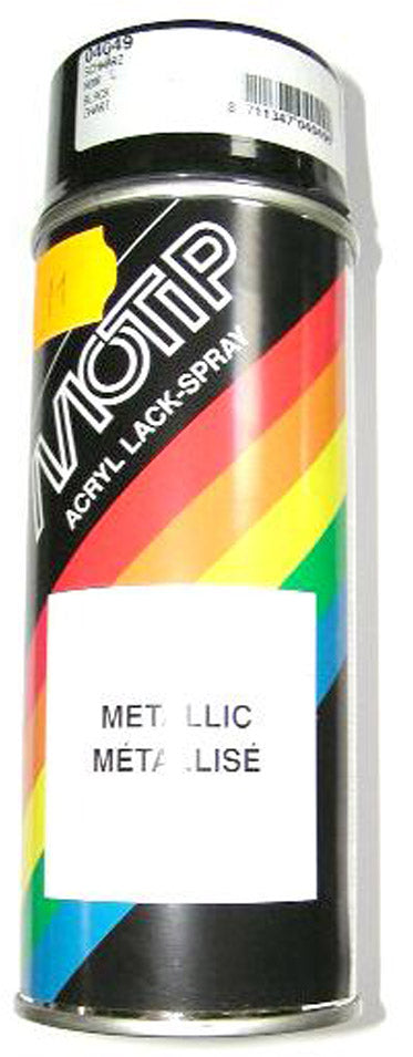Aerosol 400ml Metallic Black
