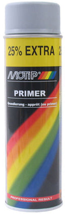 Bombe de peinture Motip 500 ml Primaire Gris
