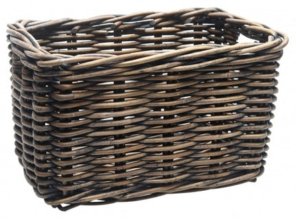 Rotan fietsmand New Looxs Brisbane Medium 23 liter 39 x 27 x 22 cm - bruin