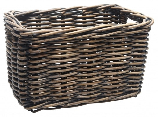 Rotan fietsmand New Looxs Brisbane Medium 23 liter 39 x 27 x 22 cm - bruin