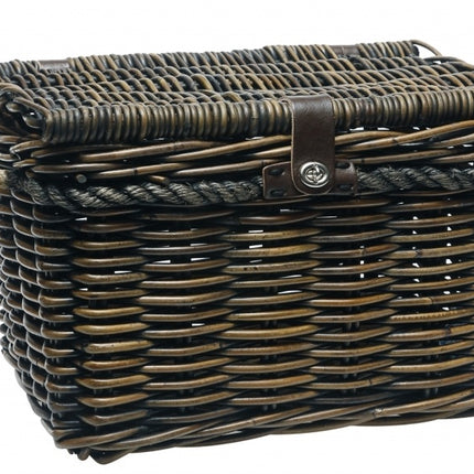 Rotan fietsmand New Looxs Melbourne Large 45 liter 45 x 33 x 31 cm - bruin