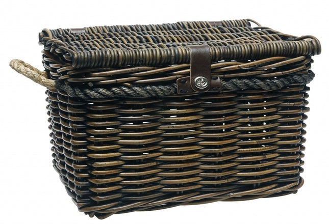 Rotan fietsmand New Looxs Melbourne Large 45 liter 45 x 33 x 31 cm - bruin