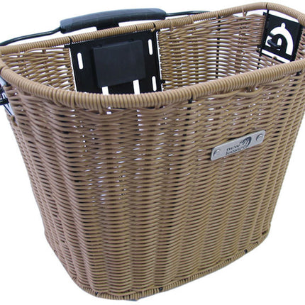 Fietsmand New Looxs Lombok 19 liter 34 x 25 x 25 cm - rattan light
