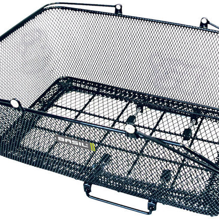 Fietsmand Basil California 49 x 37 x 19 cm met dragerbevestiging - zwart