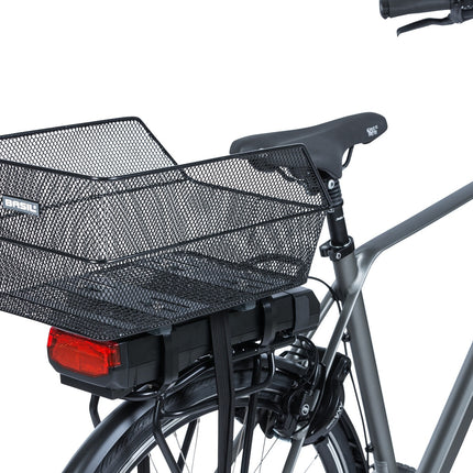 Fietsmand Basil Cento met WSL-systeem 45 x 31 x 22 cm - zwart