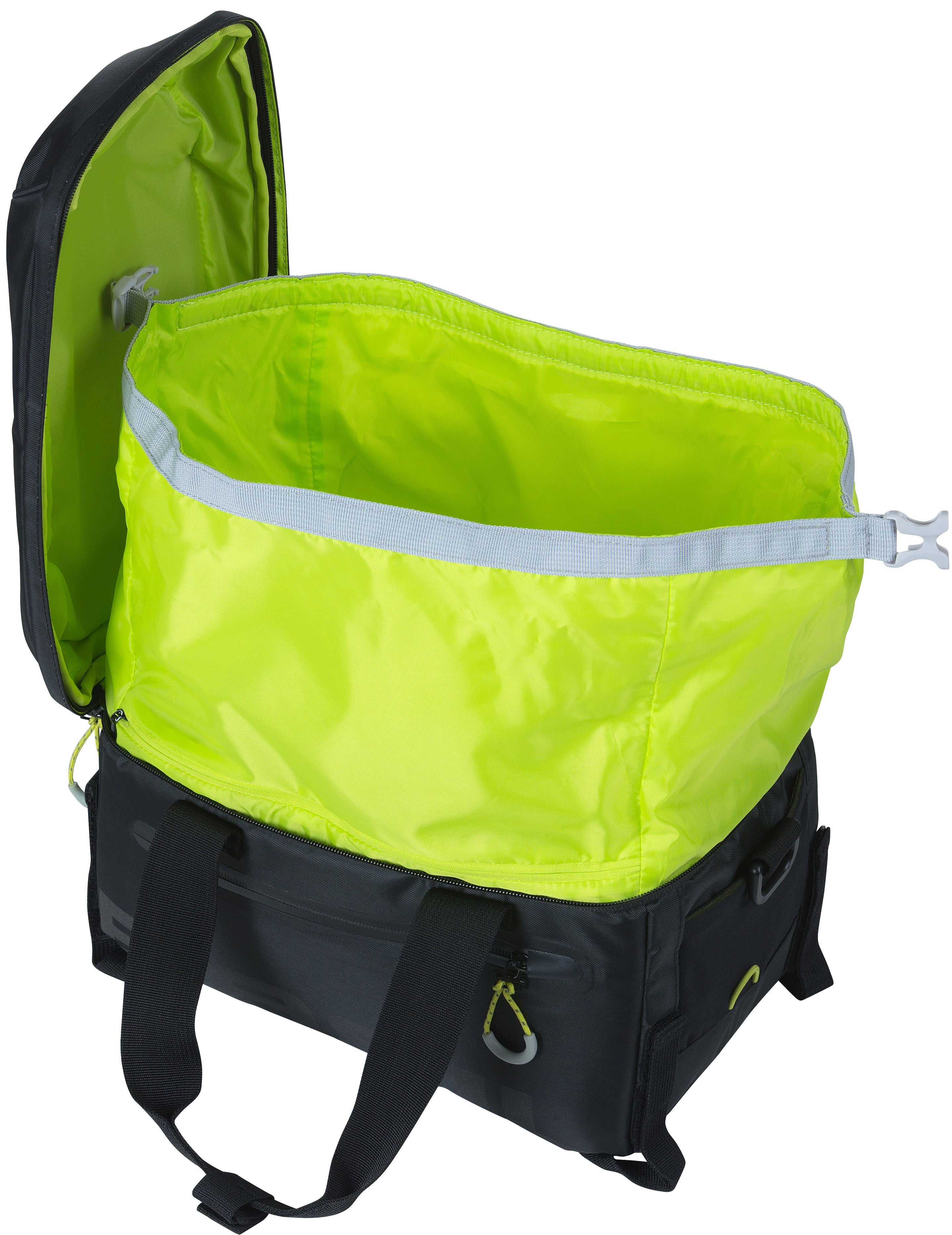 Bagagedragertas Basil Miles 7 liter 32 x 19 x 21 cm - zwart