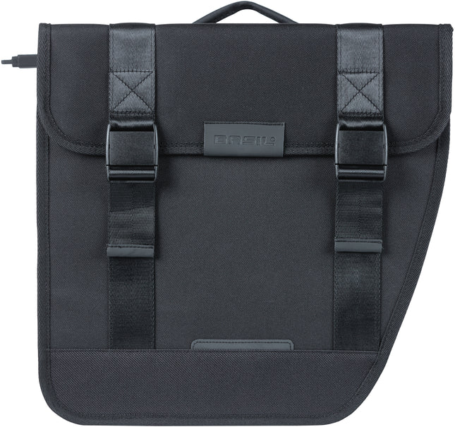 Dubbele fietstas Basil Tour Double MIK 28 liter 34 x 14 x 34 cm - zwart