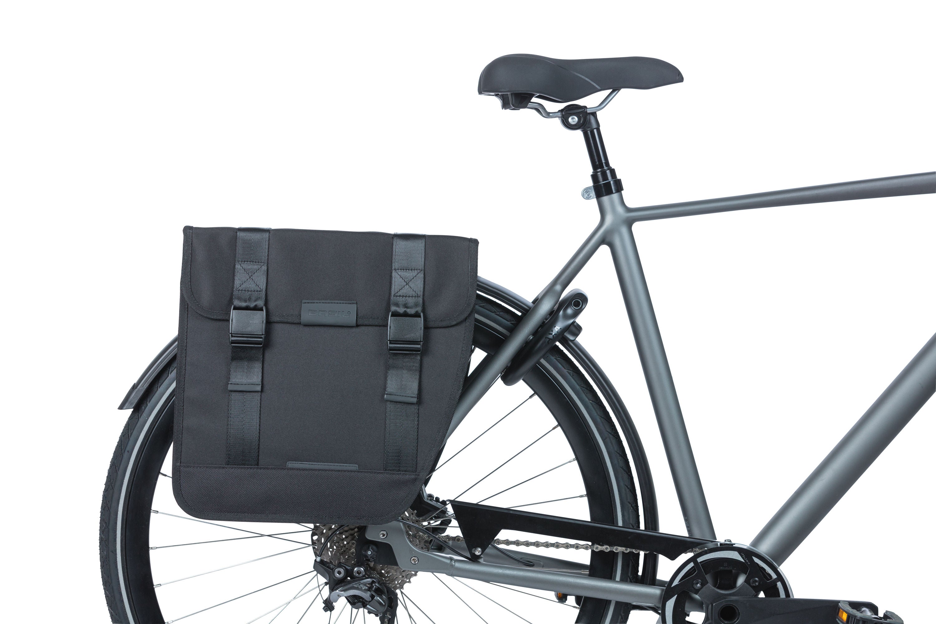 Dubbele fietstas Basil Tour Double XL 35 liter 34 x 14 x 35 cm - zwart
