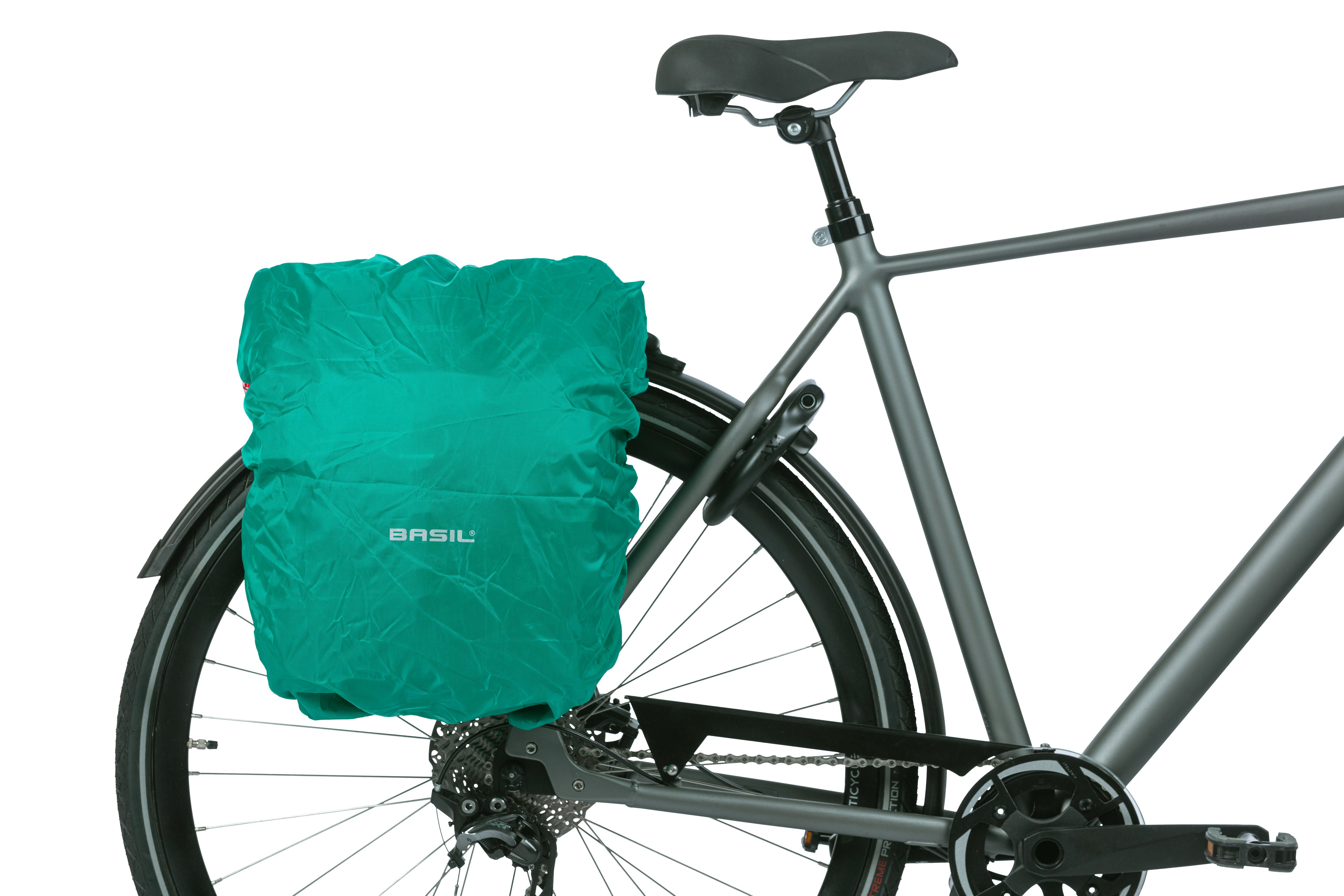 Fietstas Basil Discovery 365D L 20 liter 30 x 17 x 36 cm - zwart melee