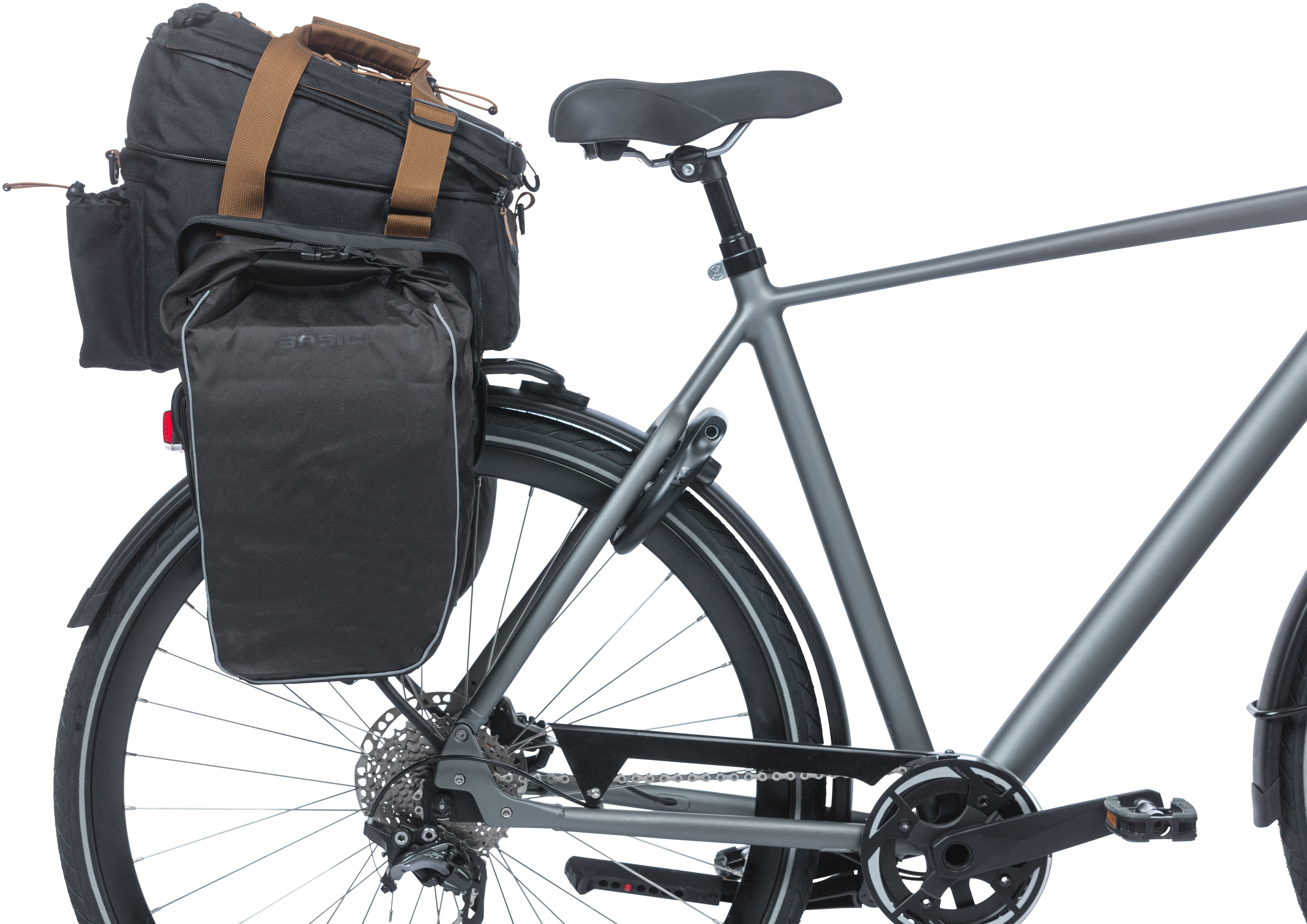 Bagagedragertas Basil Miles XL Pro 9-36 liter 31 x 23 x 20 cm - black slate