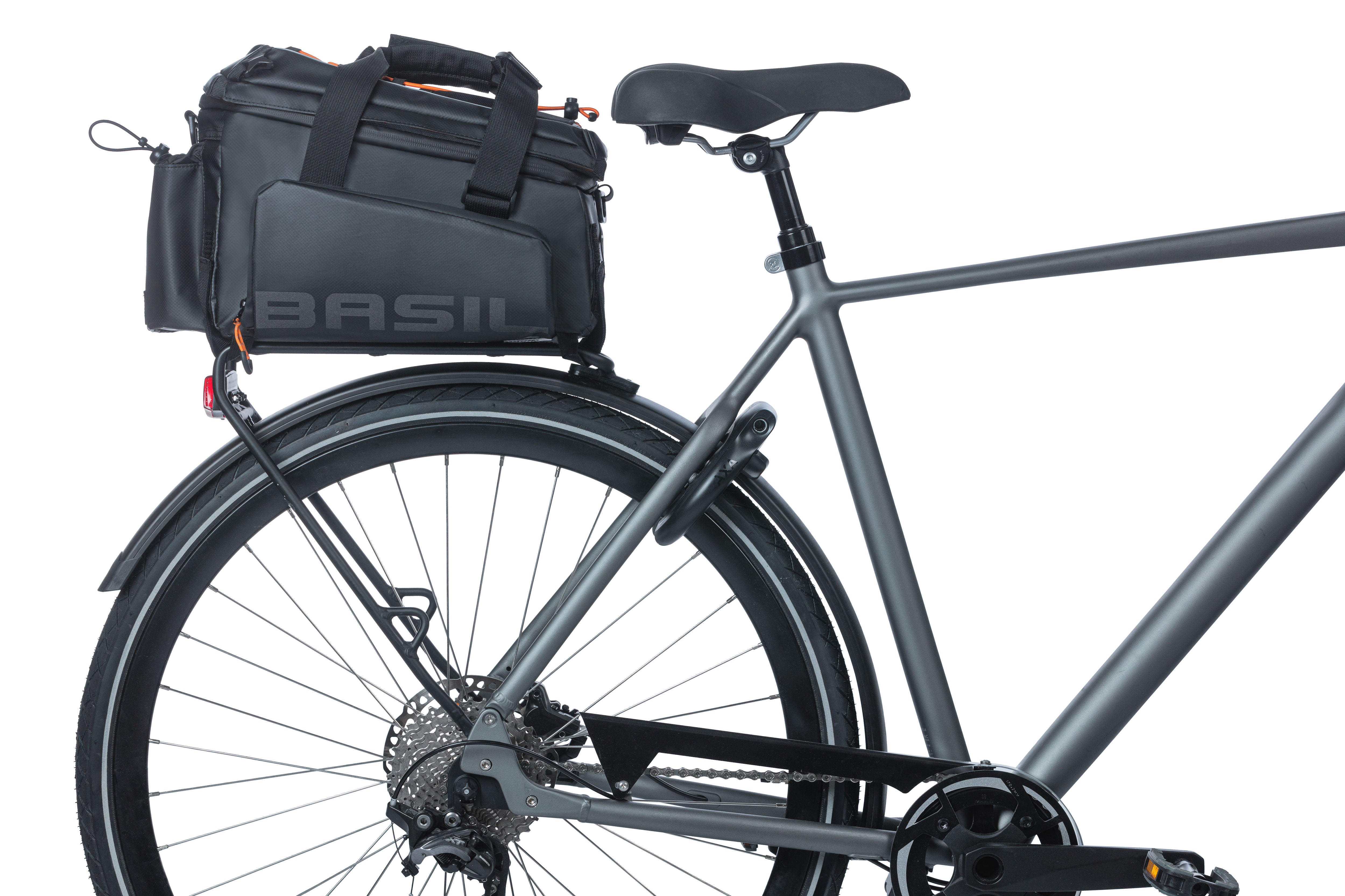 Bagagedragertas Basil Miles Tarpaulin XL Pro 9-36 liter 31 x 23 x 20 cm - black orange