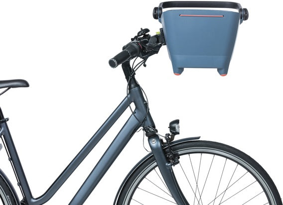 Hondenfietsmand Basil Buddy KF - voorop - 45 x 32 x 22 cm - faded denim