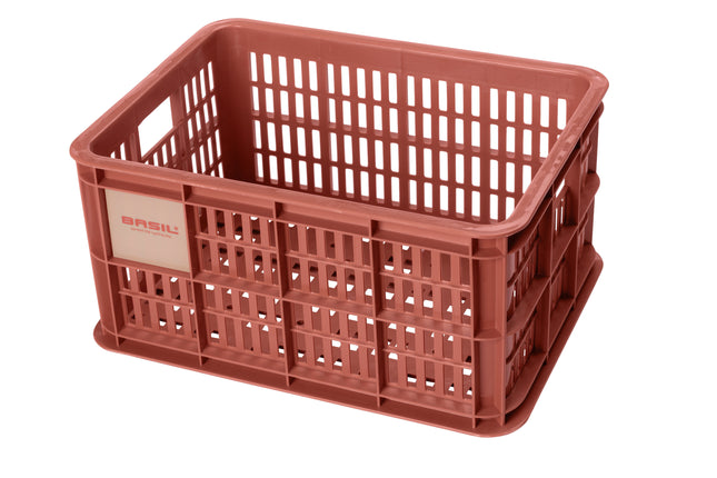 Fietskrat Basil Crate small 17,5 liter 29 x 39 x 20 cm - terra red