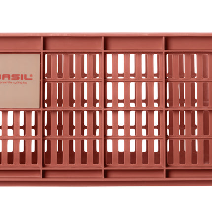 Fietskrat Basil Crate small 17,5 liter 29 x 39 x 20 cm - terra red