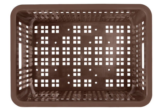 Fietskrat Basil Crate small 17,5 liter 29 x 39 x 20 cm - chocolate brown