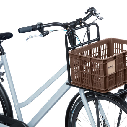 Fietskrat Basil Crate small 17,5 liter 29 x 39 x 20 cm - chocolate brown