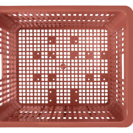 Fietskrat Basil Crate medium 27 liter 34 x 40 x 25 cm - terra red