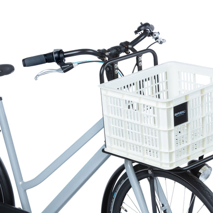 Fietskrat Basil Crate medium 27 liter 34 x 40 x 25 cm - bright white