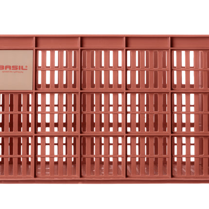 Fietskrat Basil Crate large 40 liter 34 x 49 x 27 cm - terra red