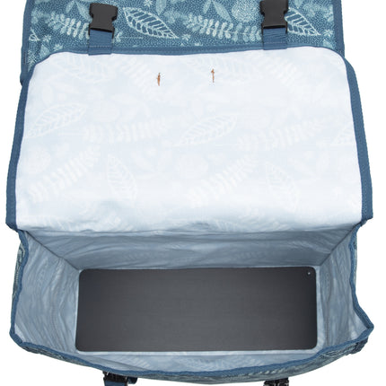 Dubbele fietstas New Looxs Fiori Double 30 liter 37 x 12,5 x 33 cm (2x) - forest blue