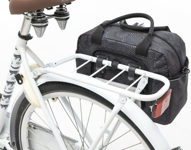 Fietstas New Looxs Bari 13 liter 27 x 26 x 18 cm - selo black