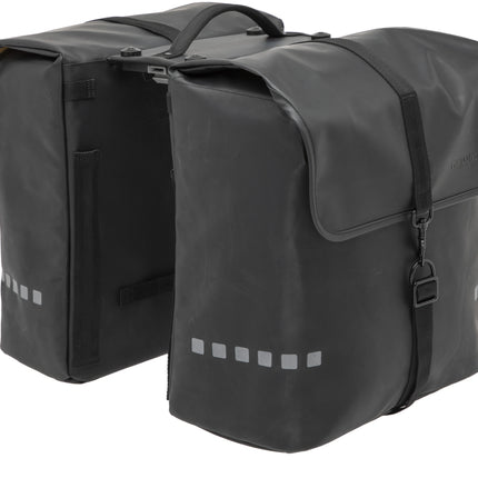 Dubbele fietstas New Looxs Odense Double MIK 39 liter 34 x 16 x 38 cm (x2) - zwart