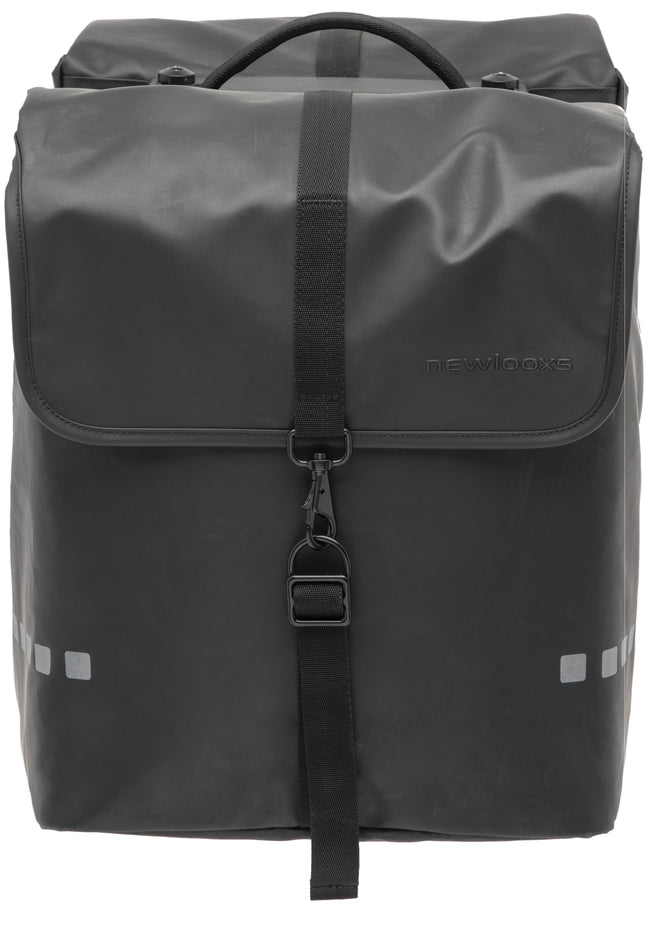 Dubbele fietstas New Looxs Odense Double MIK 39 liter 34 x 16 x 38 cm (x2) - zwart