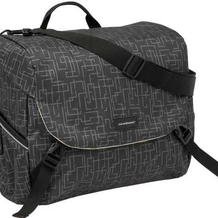 Enkele fietstas New Looxs Mondi Joy Single 18,5 liter 36 x 16 x 32 cm - ivy black - afbeelding 2
