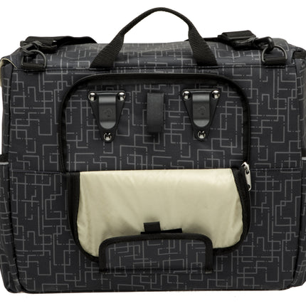Enkele fietstas New Looxs Mondi Joy Single 18,5 liter 36 x 16 x 32 cm - ivy black - afbeelding 3