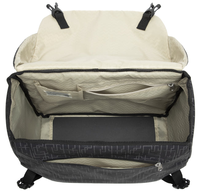 Enkele fietstas New Looxs Mondi Joy Single 18,5 liter 36 x 16 x 32 cm - ivy black
