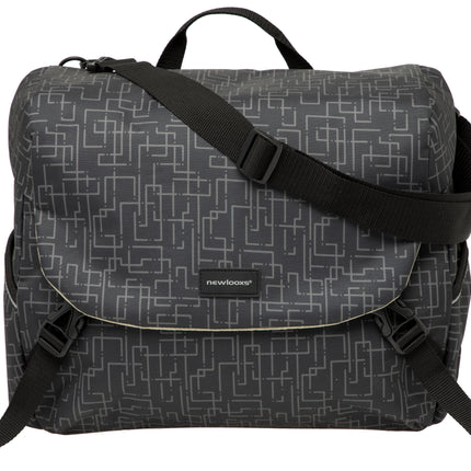 Enkele fietstas New Looxs Mondi Joy Single 18,5 liter 36 x 16 x 32 cm - ivy black
