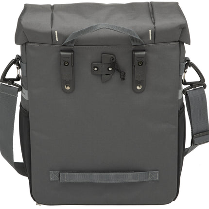 Enkele fietstas New Looxs Vigo Single 18,5 liter 31 x 15 x 40 cm - grijs
