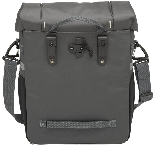 Enkele fietstas New Looxs Vigo Single 18,5 liter 31 x 15 x 40 cm - grijs