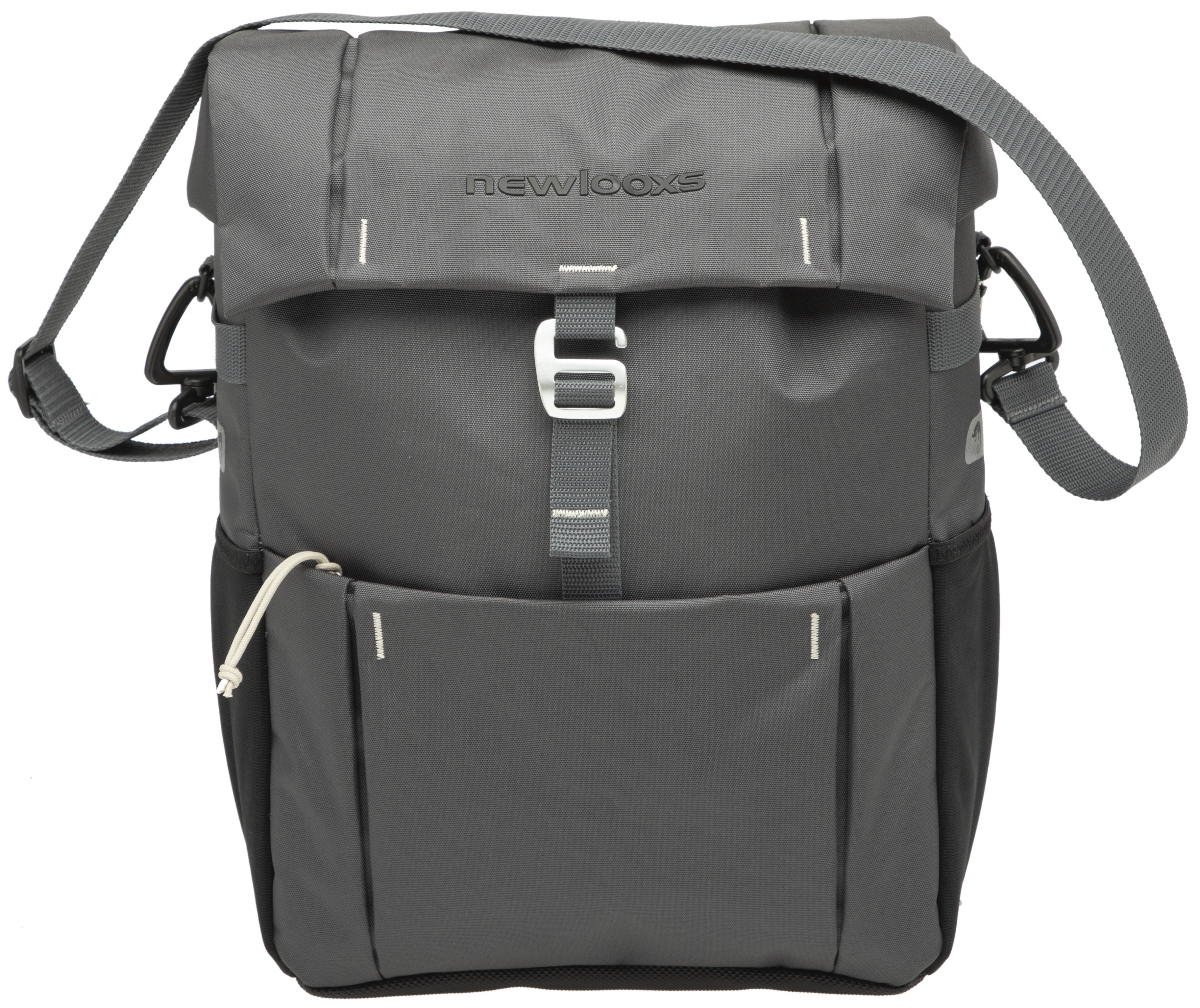 Enkele fietstas New Looxs Vigo Single 18,5 liter 31 x 15 x 40 cm - grijs