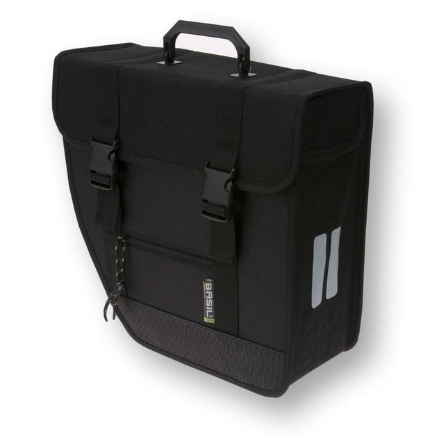 Fietstas Basil Tour Single links 17 liter 33 x 14 x 33 cm - zwart