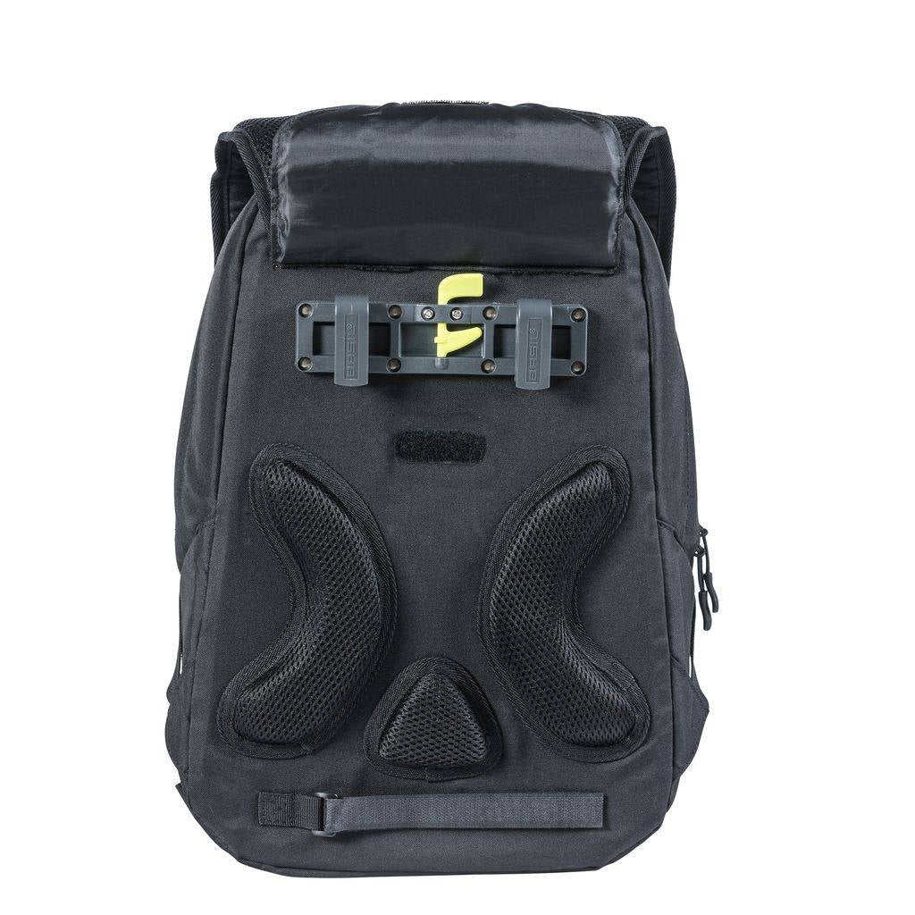 Fietsrugzak Basil Flex Backpack 17 liter 33 x 17 x 52 cm - zwart