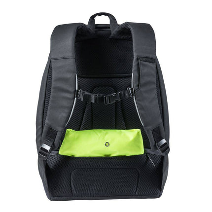 Fietsrugzak Basil B-Safe Backpack Nordlicht 18 liter 29 x 14 x 45 cm - zwart
