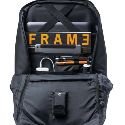 Fietsrugzak Basil B-Safe Backpack Nordlicht 18 liter 29 x 14 x 45 cm - zwart
