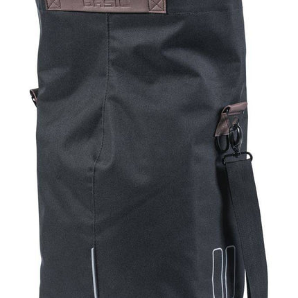 Fietstas Basil City Shopper 14-16 liter 30 x 18 x 49 cm - zwart - afbeelding 2