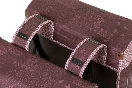 Dubbele fietstas Basil Boheme Carry All 35 liter 35 x 15 x 37 cm - rood